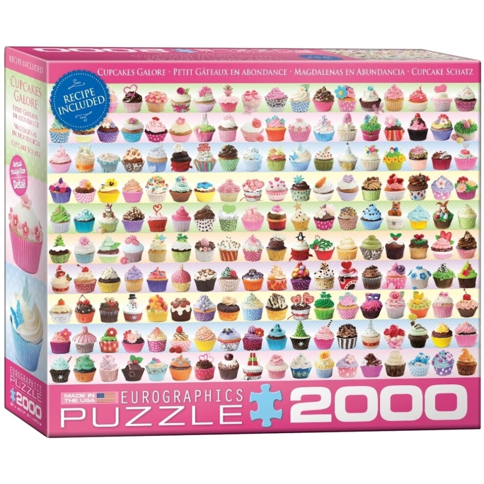 EG82200629 - Eurographics Puzzle 2000 Pc - Cupcakes Galore ""NEW""