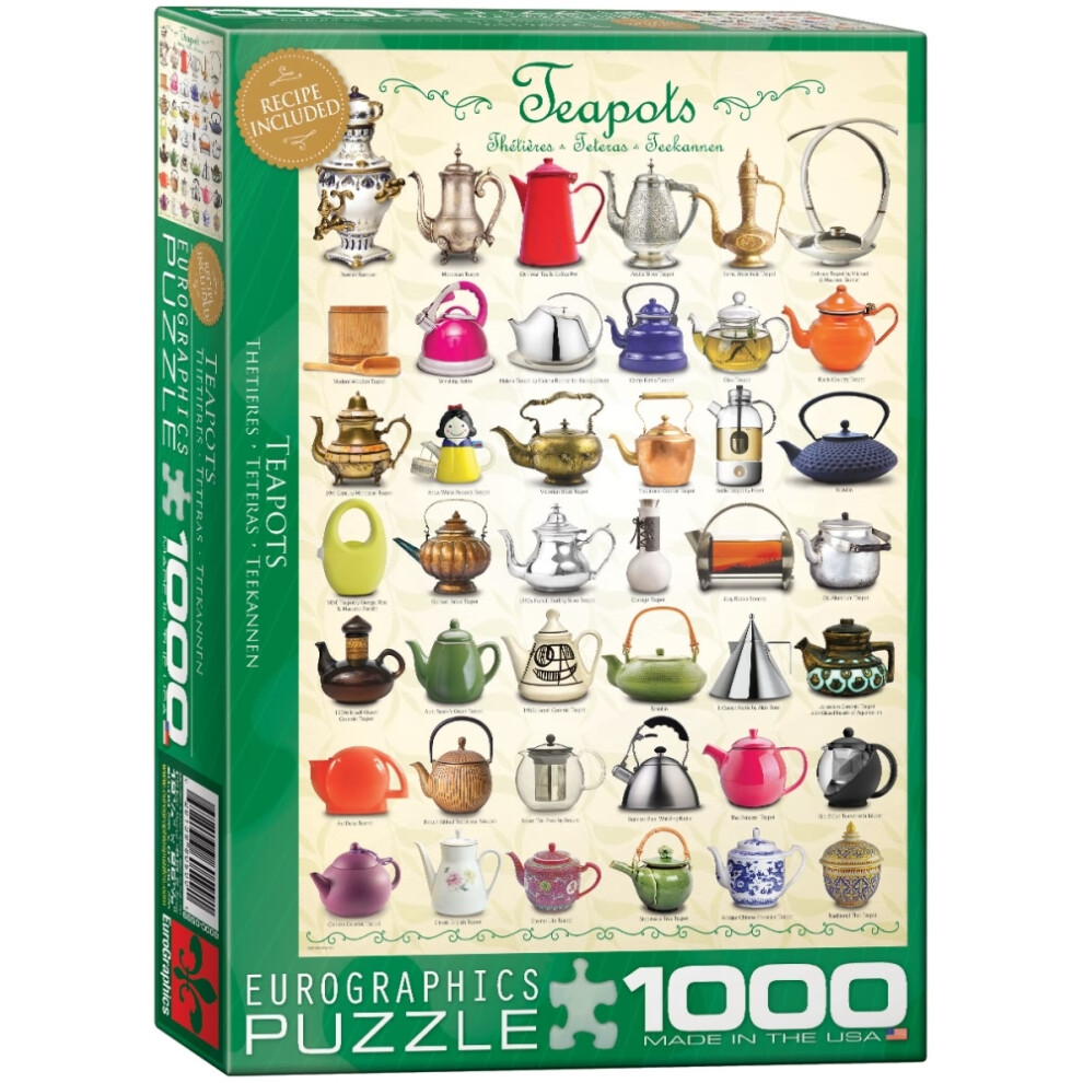 EG60000599 - Eurographics Puzzle 1000 Pc - Teapots