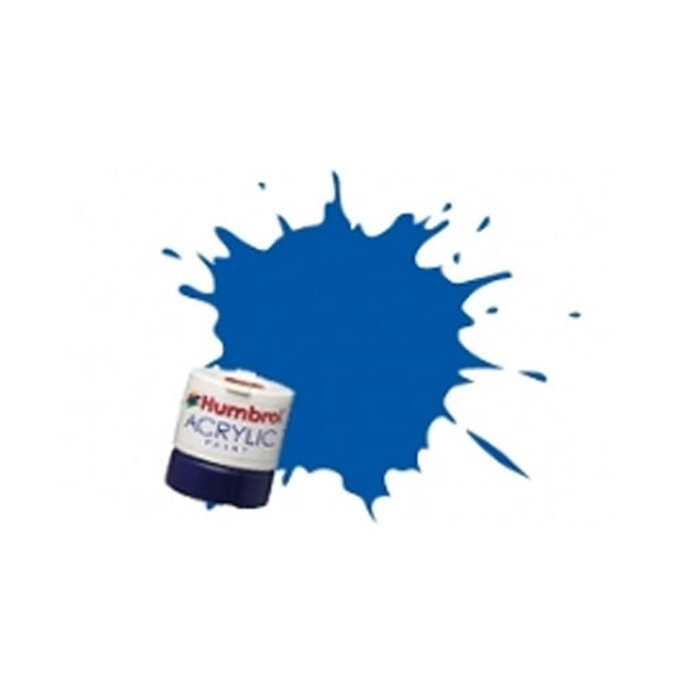 Humbrol Paint No 222 Moonlight Blue - Metallic -12ml Acrylic