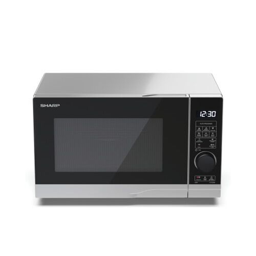 Sharp Sharp YC-PG204AU-S 20L 700W Microwave Oven with 900W Grill Function - Silver 1