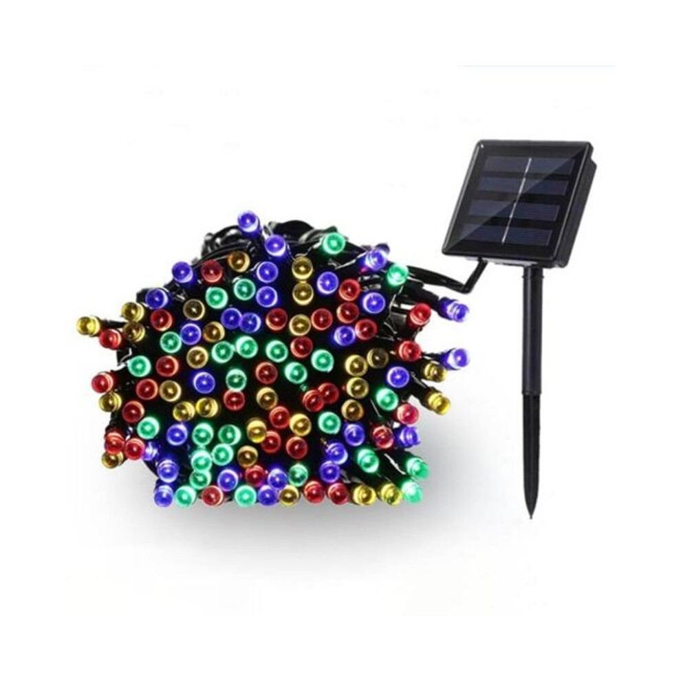 100 Led Solar Light Outdoor Waterproof String Fairy Lights Christmas Powered Street Lamp Muticolor Seasonal Decorations