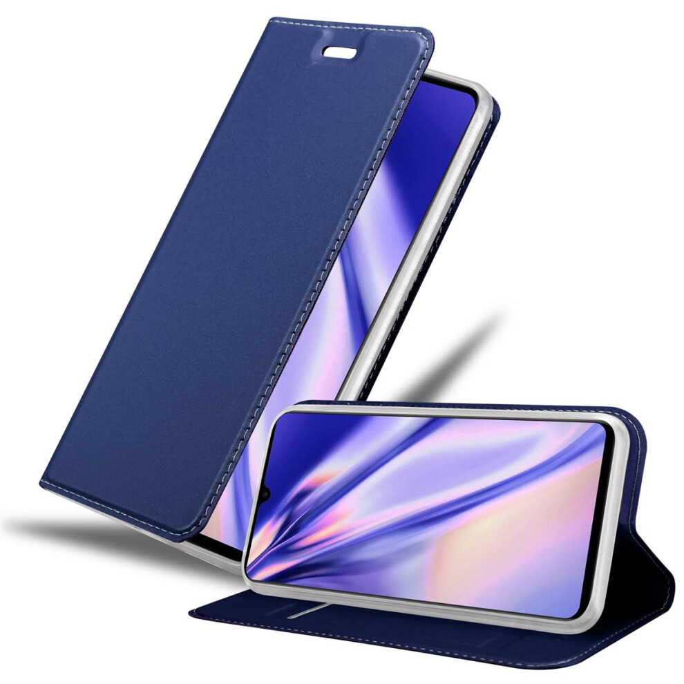 (CLASSY DARK BLUE) Cadorabo Case for Huawei MATE 20 Cover Book Wallet Protection PU Leather Flip Magnetic Etui-image-OPC-P8RN697-NEW