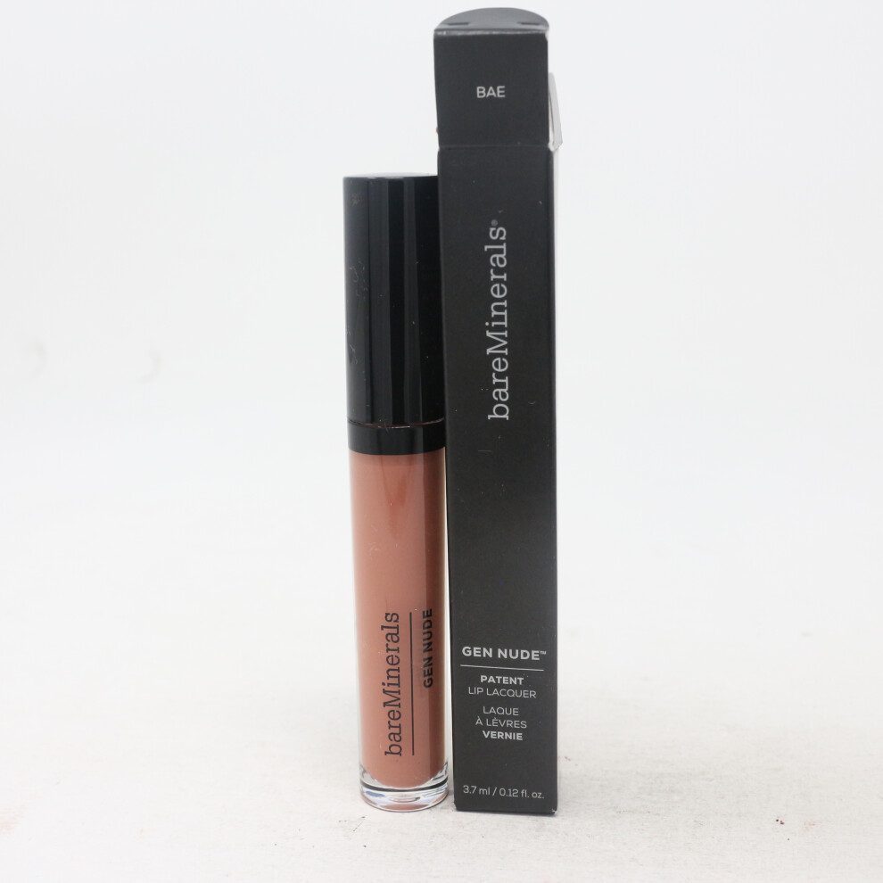 (Bae) Bareminerals Gen Nude Patent Lip Lacquer  0.12oz/3.7ml New With Box