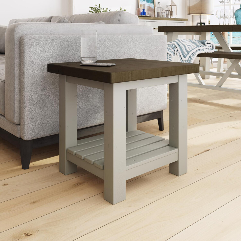 FWStyle Side or Lamp table Reclaimed Pine