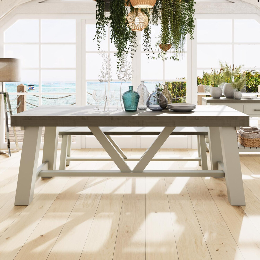 FWStyle Dining Table Large 200cm Reclaimed Pine