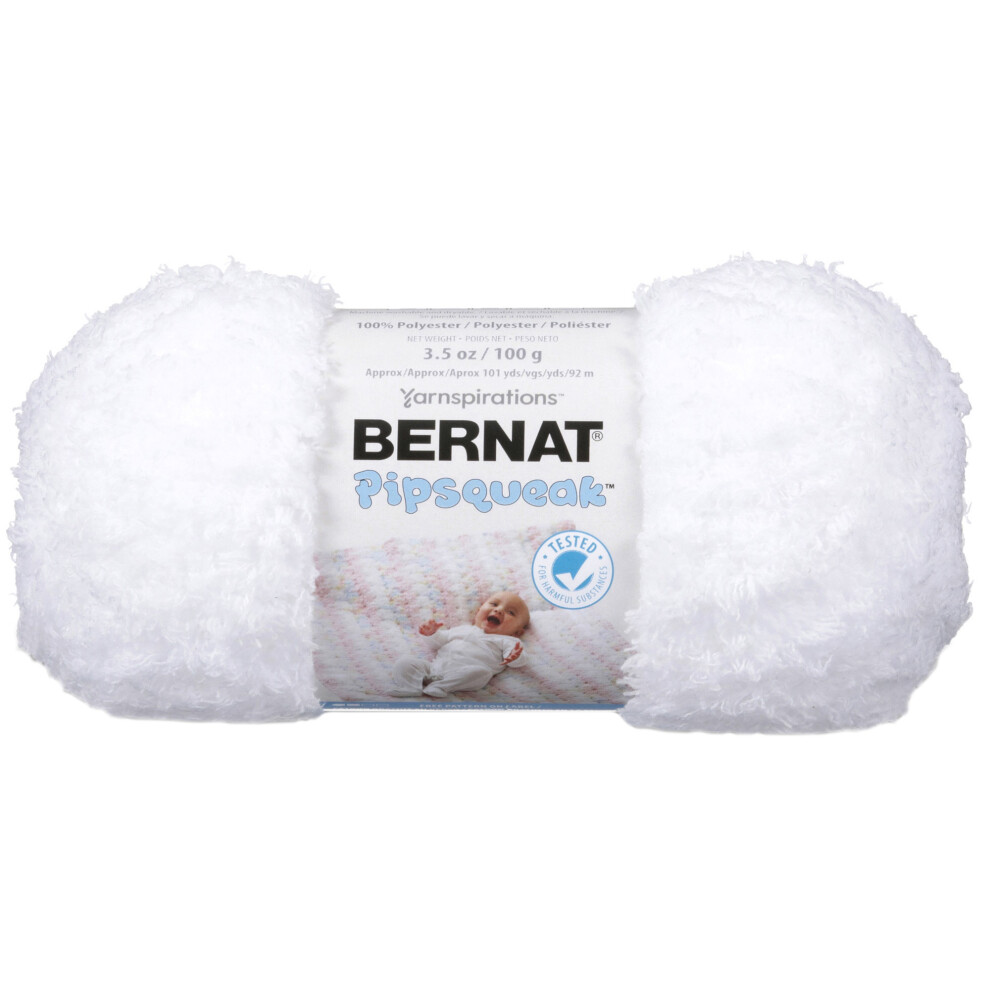 Bernat Pipsqueak Yarn-Whitey White 162059-59005