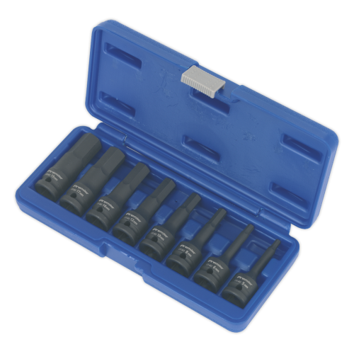 Sealey Sealey Ak5601 Impact Hex Key Set 8Pc 1/2Sq Drive 1