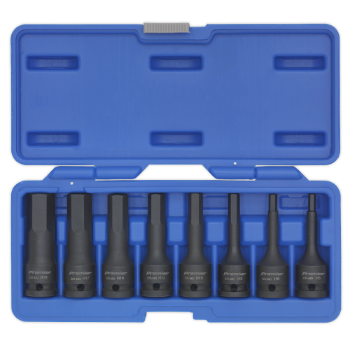 Sealey Sealey Ak5601 Impact Hex Key Set 8Pc 1/2Sq Drive 2