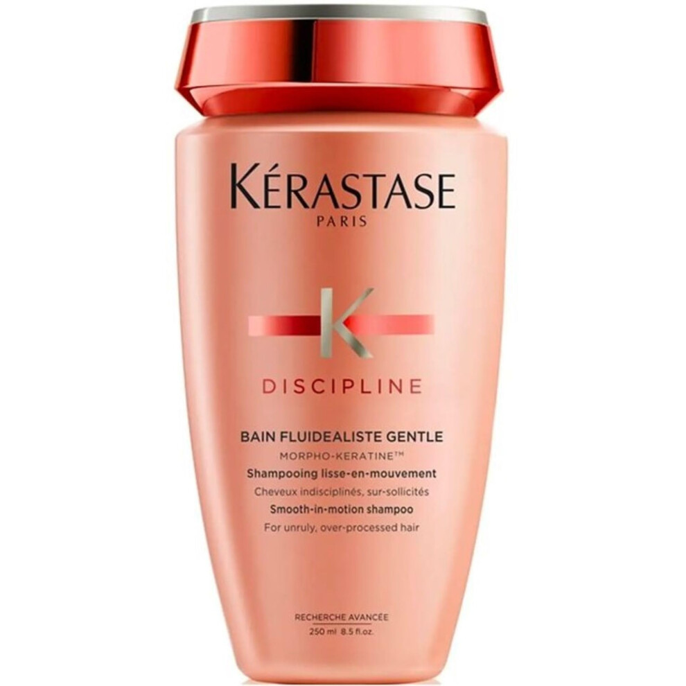 K��©rastase Discipline, Smoothing Anti-Frizz Shampoo, For Unruly Hair, Sulphate-Free, Bain Fluidealiste, 250ml