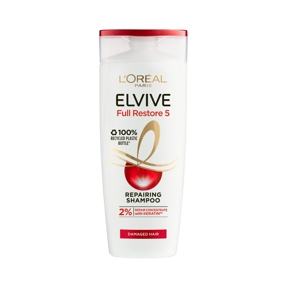 L’oréal Paris Elvive Haircare L'oreal Full Restore 5 Shampoo, 400 Ml, Pack Of 6