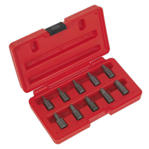 Sealey Sealey Ak8181 Multi Spline Screw Extractor Set 10Pc