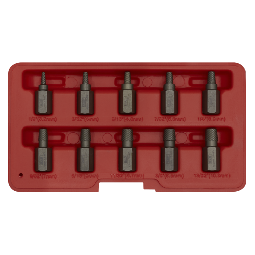 Sealey Sealey Ak8181 Multi Spline Screw Extractor Set 10Pc 1