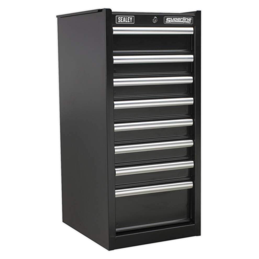 Sealey Ap33589B Hang-On Chest 8 Drawer With Ball Bearing Runners - Black