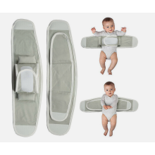 (Gray) Baby Swaddle Strap Multifunction Comfortable Wrap Arms Only Home