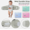 (Gray) Baby Swaddle Strap Multifunction Comfortable Wrap Arms Only Home 3