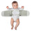 (Gray) Baby Swaddle Strap Multifunction Comfortable Wrap Arms Only Home 7