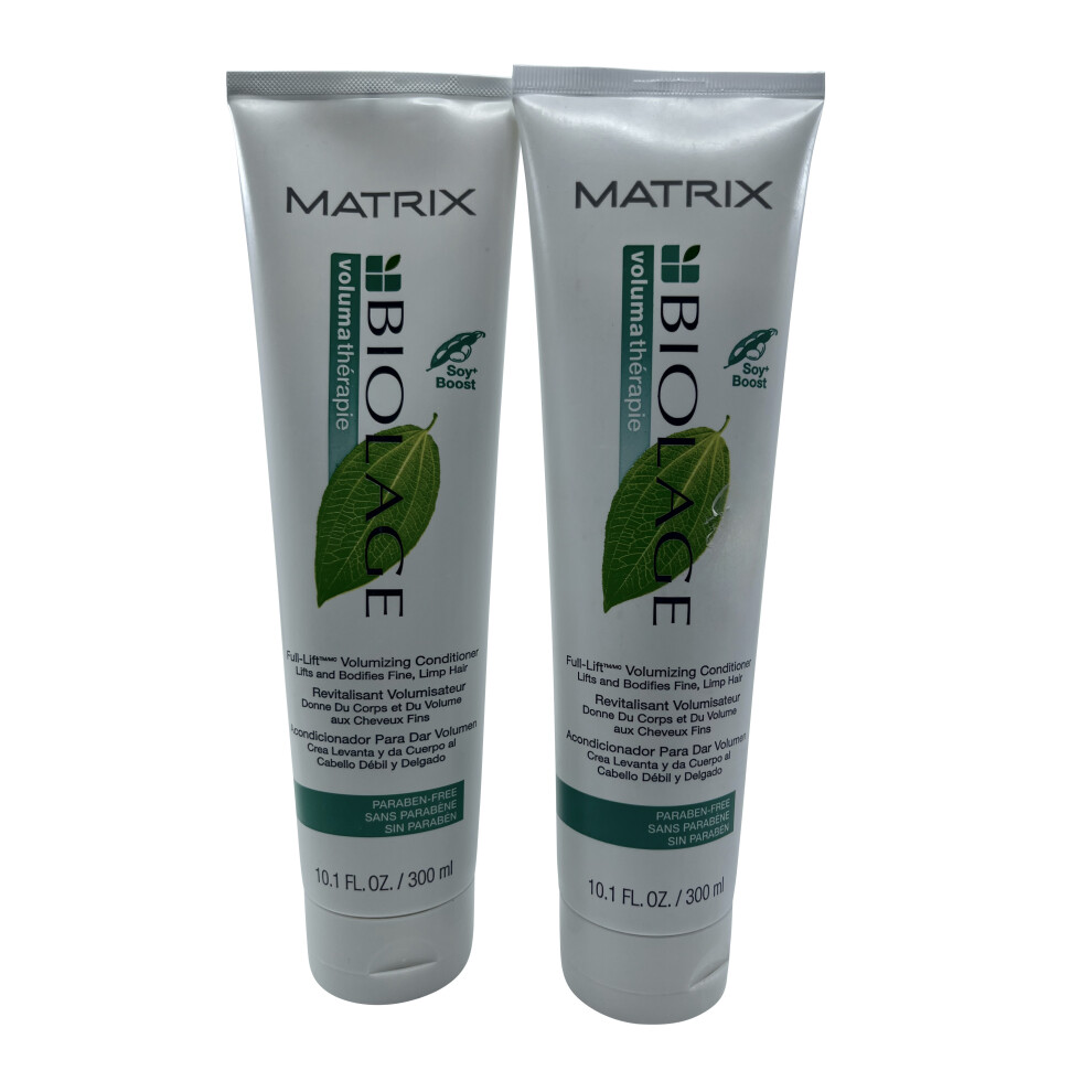 Matrix Biolage Full Lift Volumizing Conditioner Fine Limp Hair 10.1 OZ Set of 2