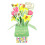 Clever Cube Easter Wishes Buzzing Blooms Pop Up Easter Greeting Card 2