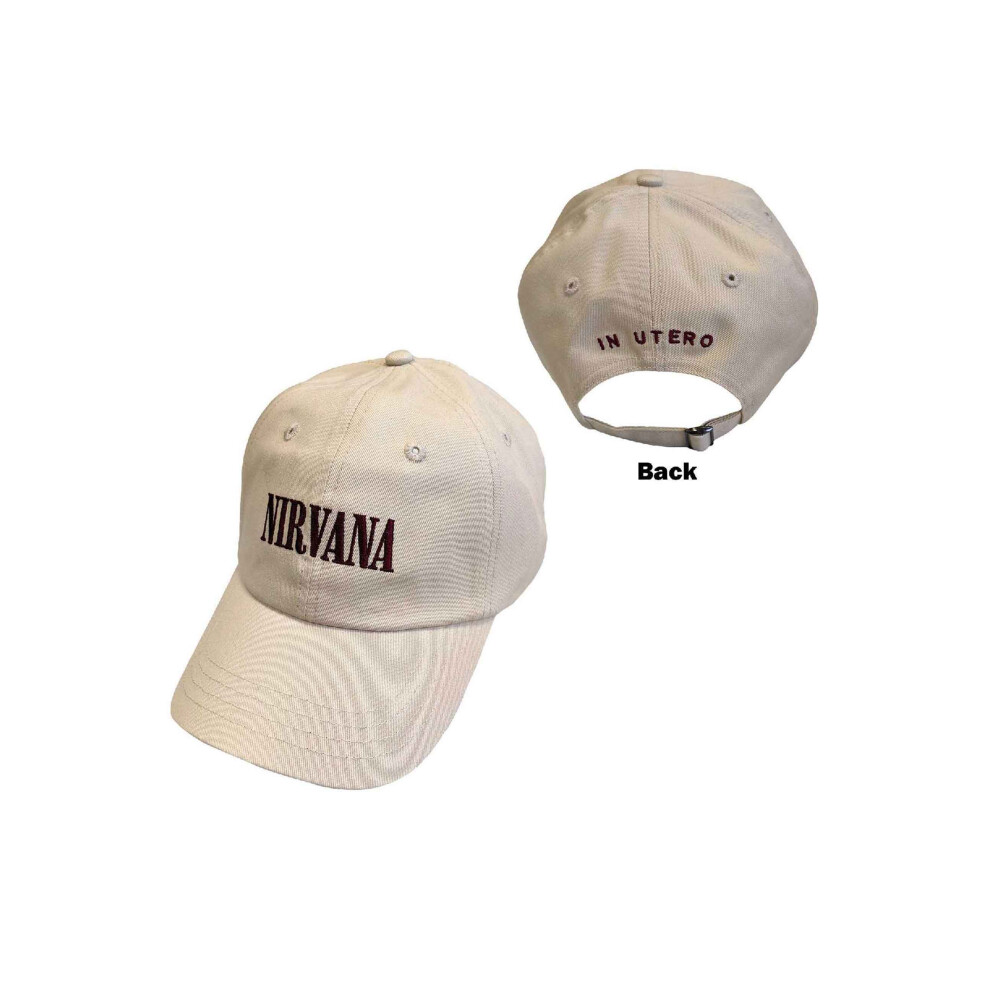 Nirvana Men's Text Logo Band Strapback