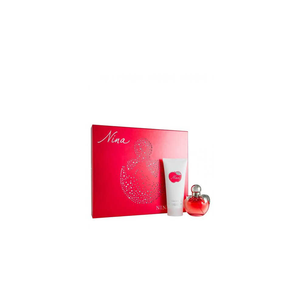 Nina By Nina Ricci 2 Pcs Set: 2.7 Eau De Toilette Spray + 6.7 Body Lotion