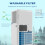 Homcom HOMCOM 9,000 BTU Portable Air Conditioner with 20m², Dehumidifier, Timer 3