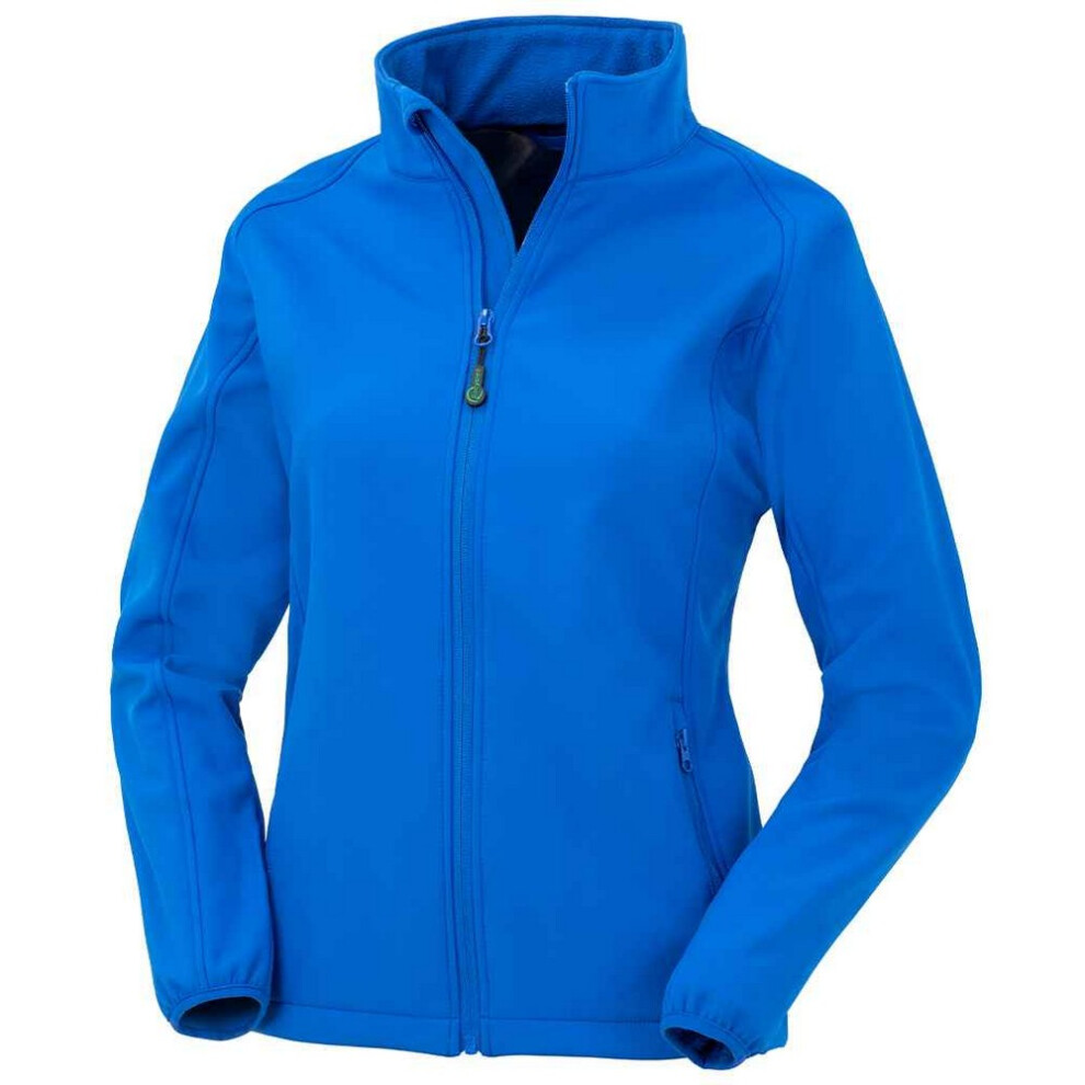 (M, Royal Blue) Result Genuine Recycled Womens/Ladies Printable Soft Shell Jacket