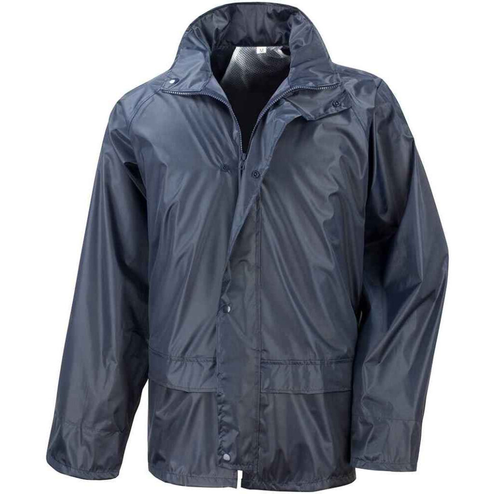 (L, Navy) Result Core Mens Waterproof Jacket