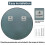 AICA (800mm) Round Black Framed Wall Mirror with LED Lights 13