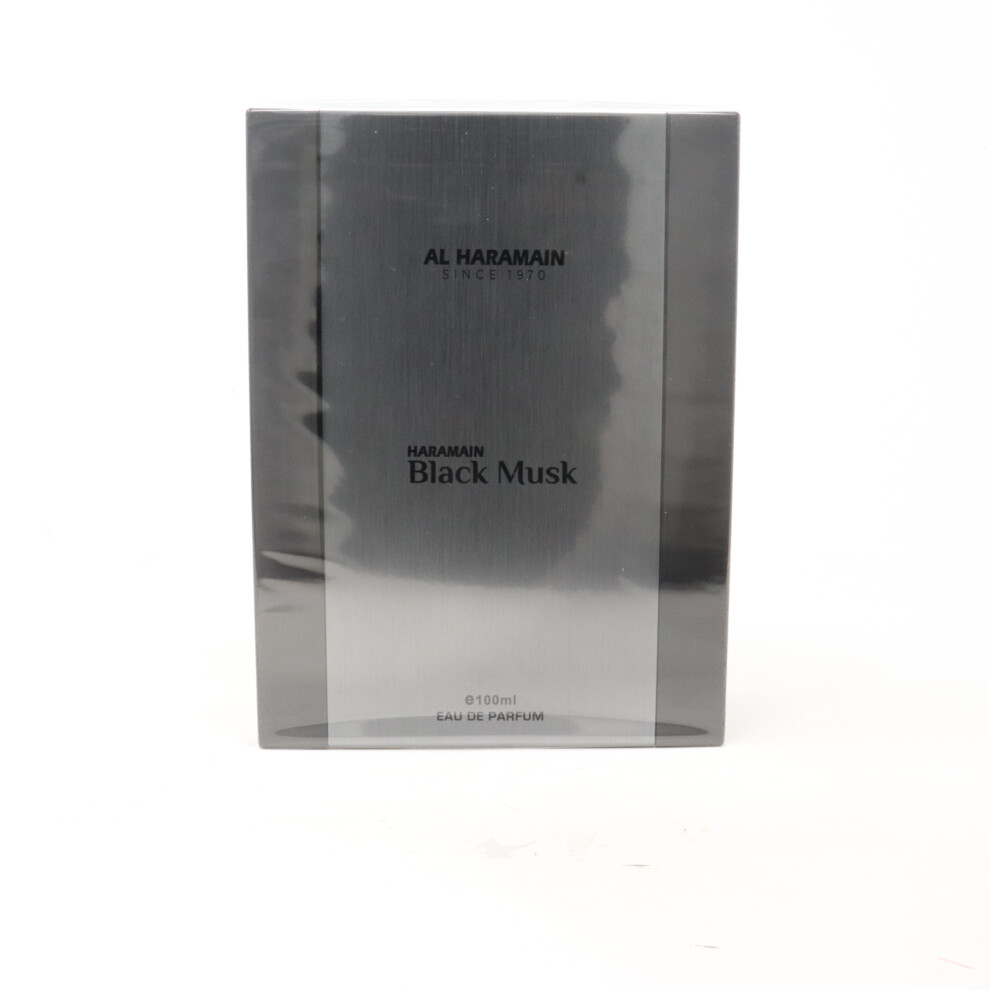 Al Haramain Black Haramain Musk By Eau De Parfum 3.33Oz/100Ml Spray New With Box