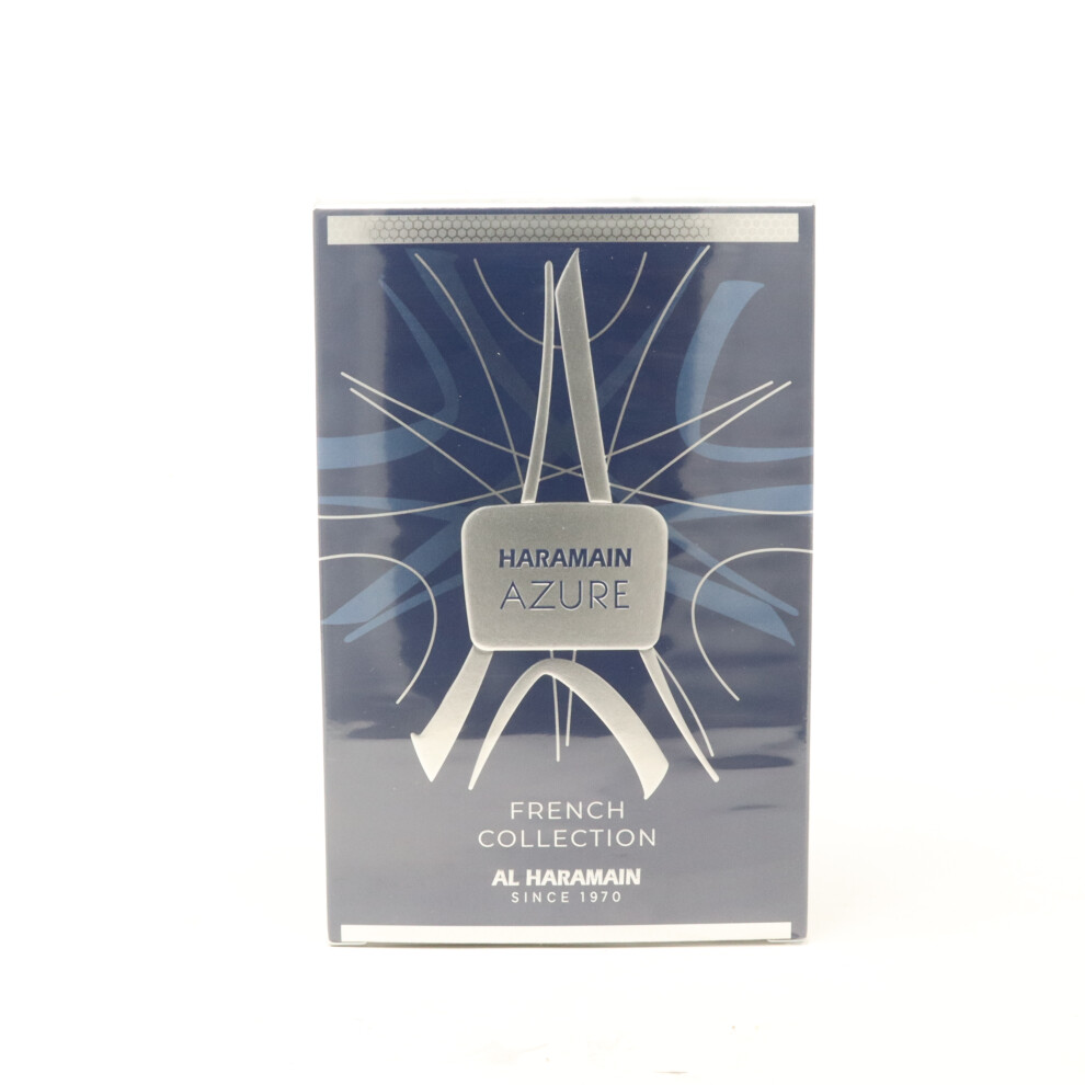 Haramain Azure French Collection by Al Haramain Eau De Parfum 3.33oz Spray New With Box