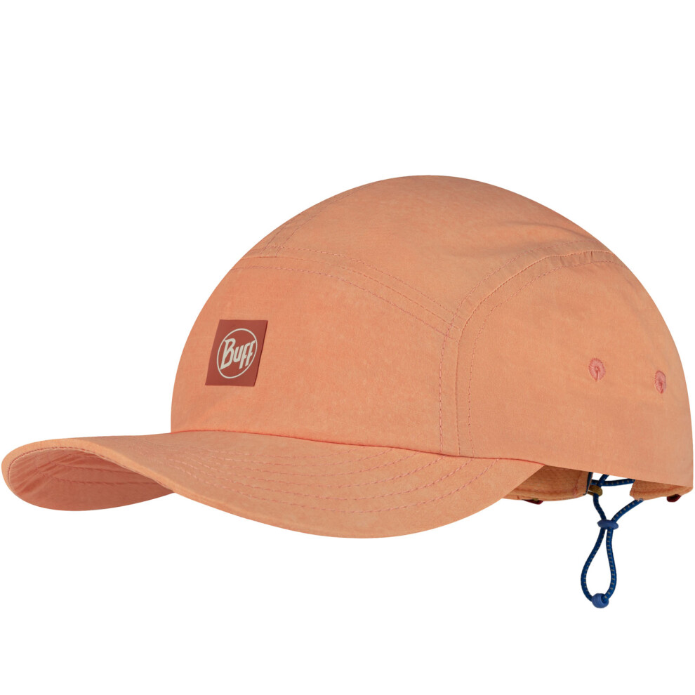 (One Size, Orange) Buff Adults 5 Panel Explore UPF 50 Adjustable Lightweight Running Cap Hat