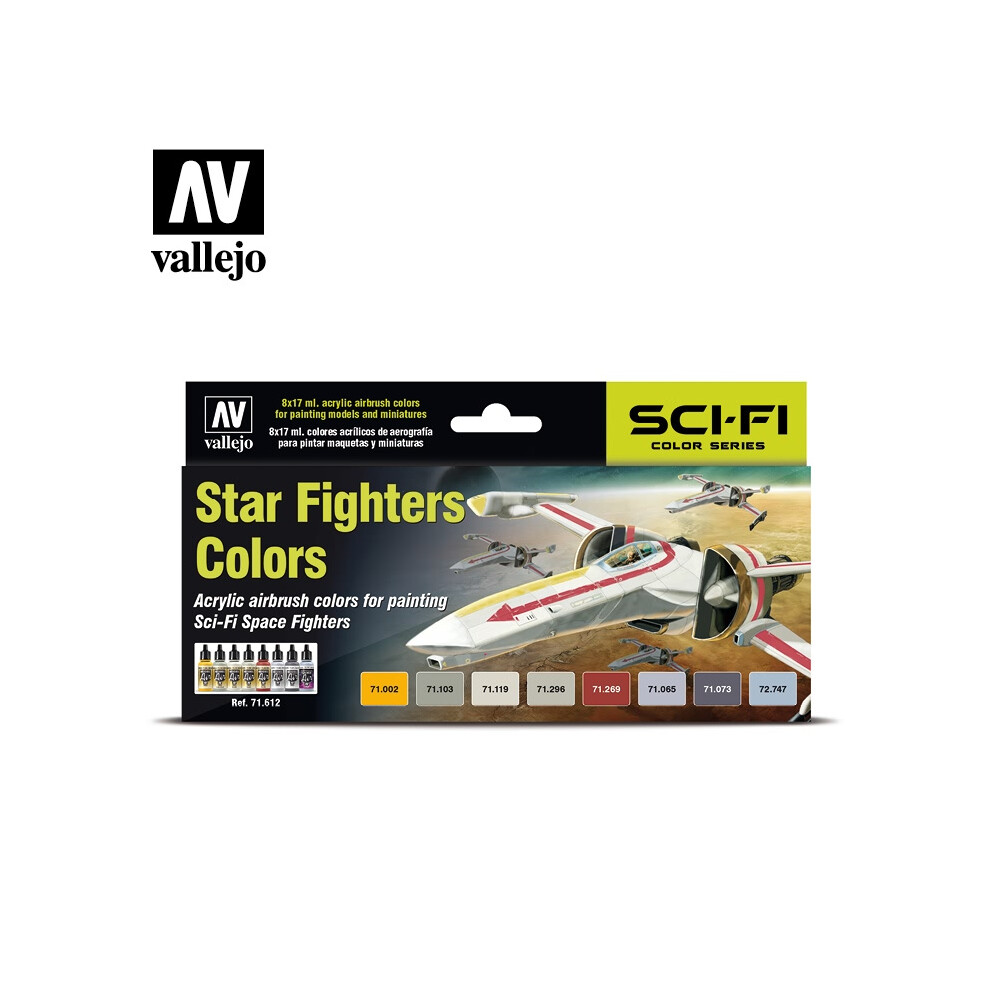 VAL71612 - AV Vallejo Model Air Set - Star Fighters Colours (8)