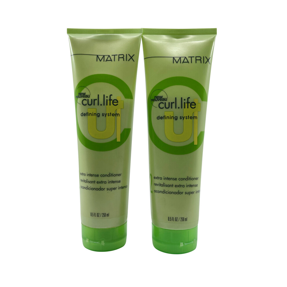 Matrix Curl Life Defining System Extra Intense Conditioner 8.5 OZ Set of 2