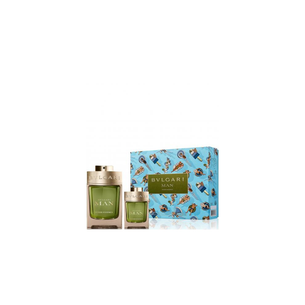 Bvlgari Man Wood Essence Gift Set 100Ml Edp + 15Ml Edp