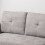 Homcom HOMCOM 3 Seater Sofa Bed, Convertible Pull Out Sofa with Storage, Grey 6