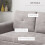 Homcom HOMCOM 3 Seater Sofa Bed, Convertible Pull Out Sofa with Storage, Grey 4