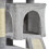 PawHut PawHut Cat Rest & Play Activity Tree w/ 2 House Perch Scratching Post Grey 2
