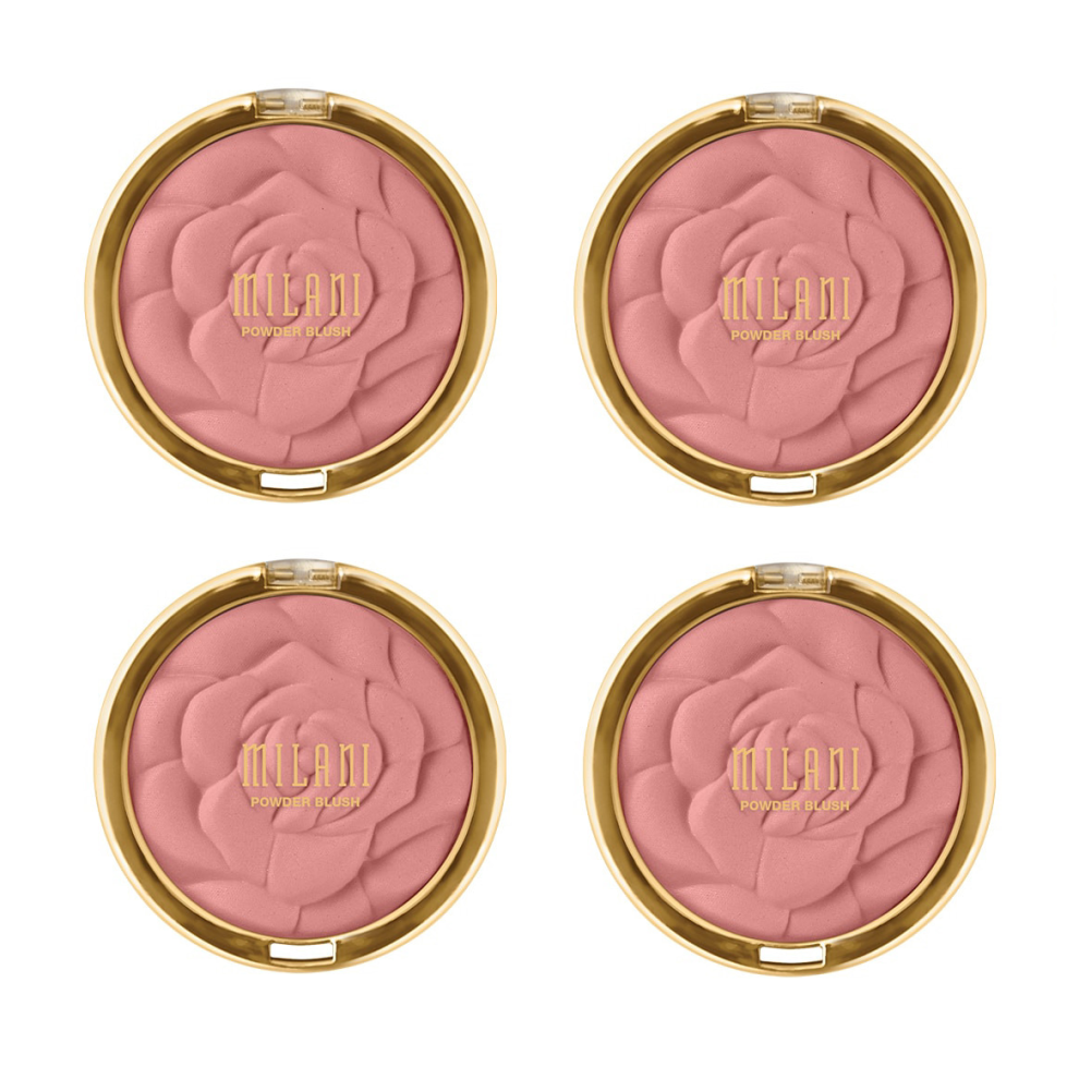 Milani Rose Powder Blush Romantic Rose 17g x4