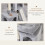 PawHut PawHut Cat Rest & Play Activity Tree w/ 2 House Perch Scratching Post Grey 6