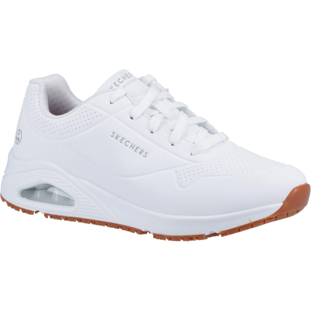 (5 UK, White) Skechers Womens/Ladies Uno SR Work Relaxed Fit Safety Shoes