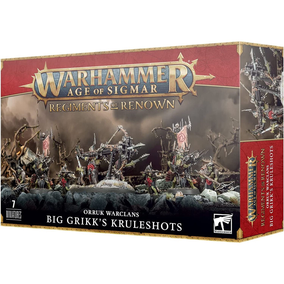 Games Workshop   Warhammer Age of Sigmar   Orruk Warclans: Big Grikk's Kruleshots