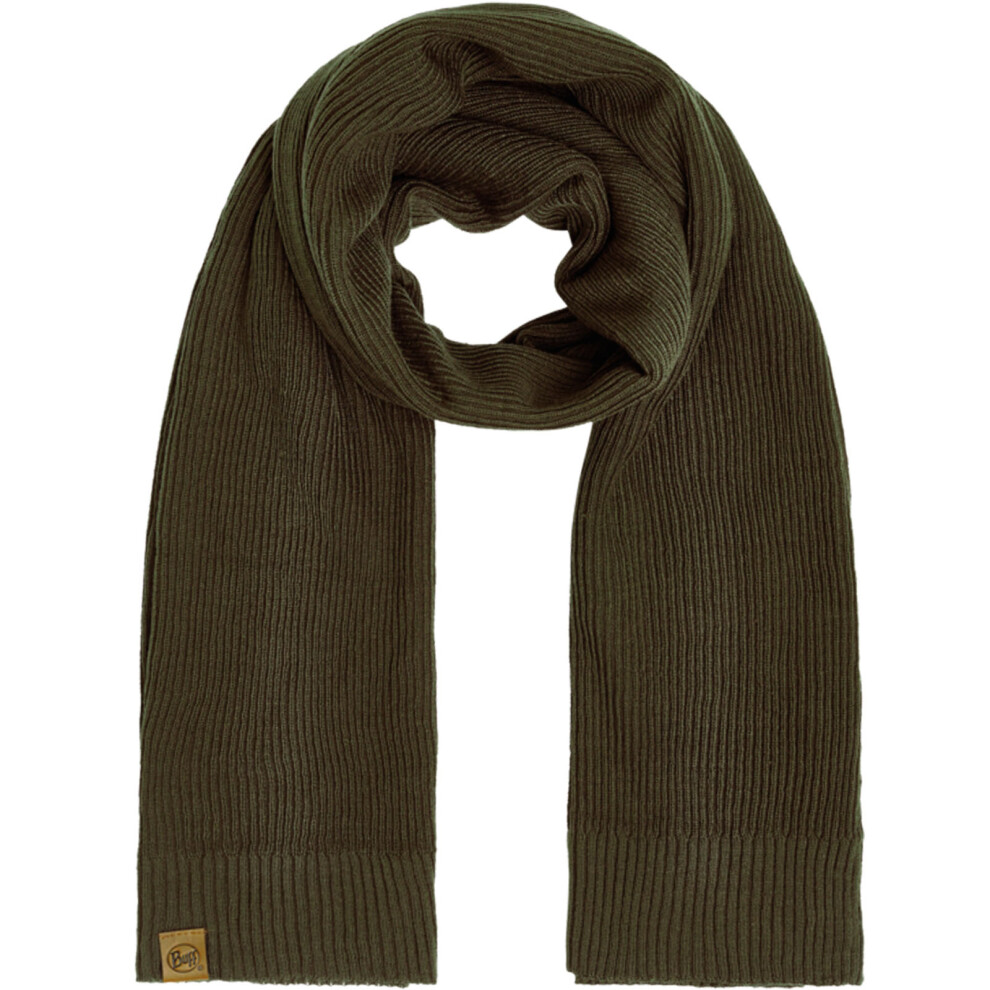 (One Size, Bark) Buff Unisex Knitted Winter Warm Neckwarmer Scarf-image-OPC-PB22WSP-NEW