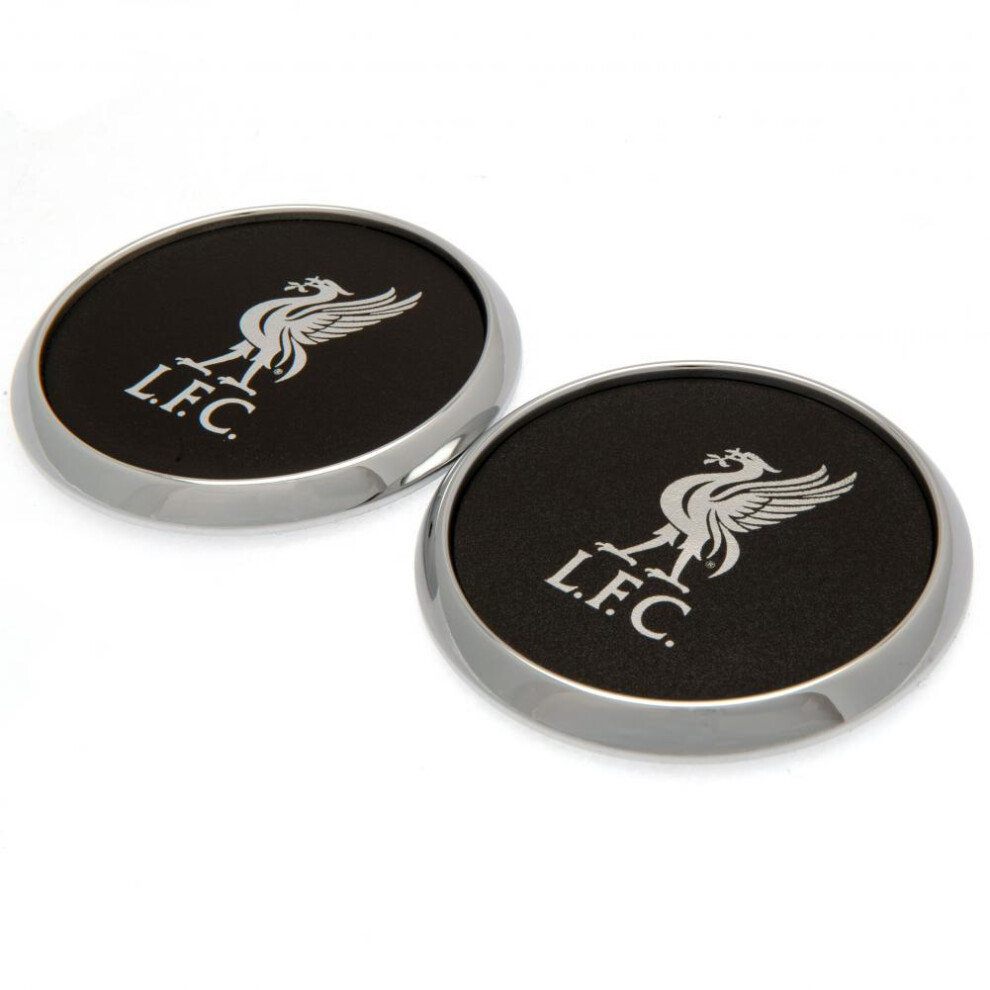 Liverpool Fc Round Coaster Set (Pack Of 2)