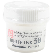 Zig Cartoonist Opaque Pen Ink 30ml-White CNCE2013