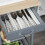 Homcom HOMCOM Multi-Use Kitchen Island Trolley Baskets Side Racks Drawer WorktopGrey 7
