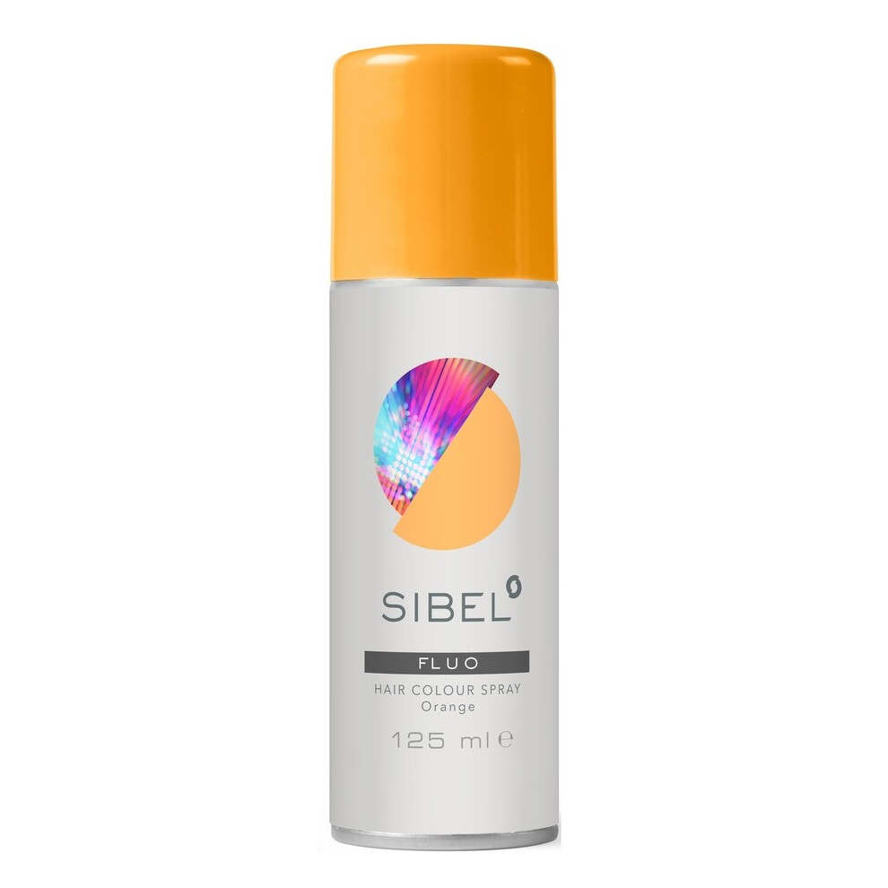 Sibel Fluorescent Hair Colour Spray Orange 125ml