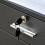 Vinsetto Vinsetto Mobile File Cabinet Lockable Documents Storage w/ 5 Wheels Black 8
