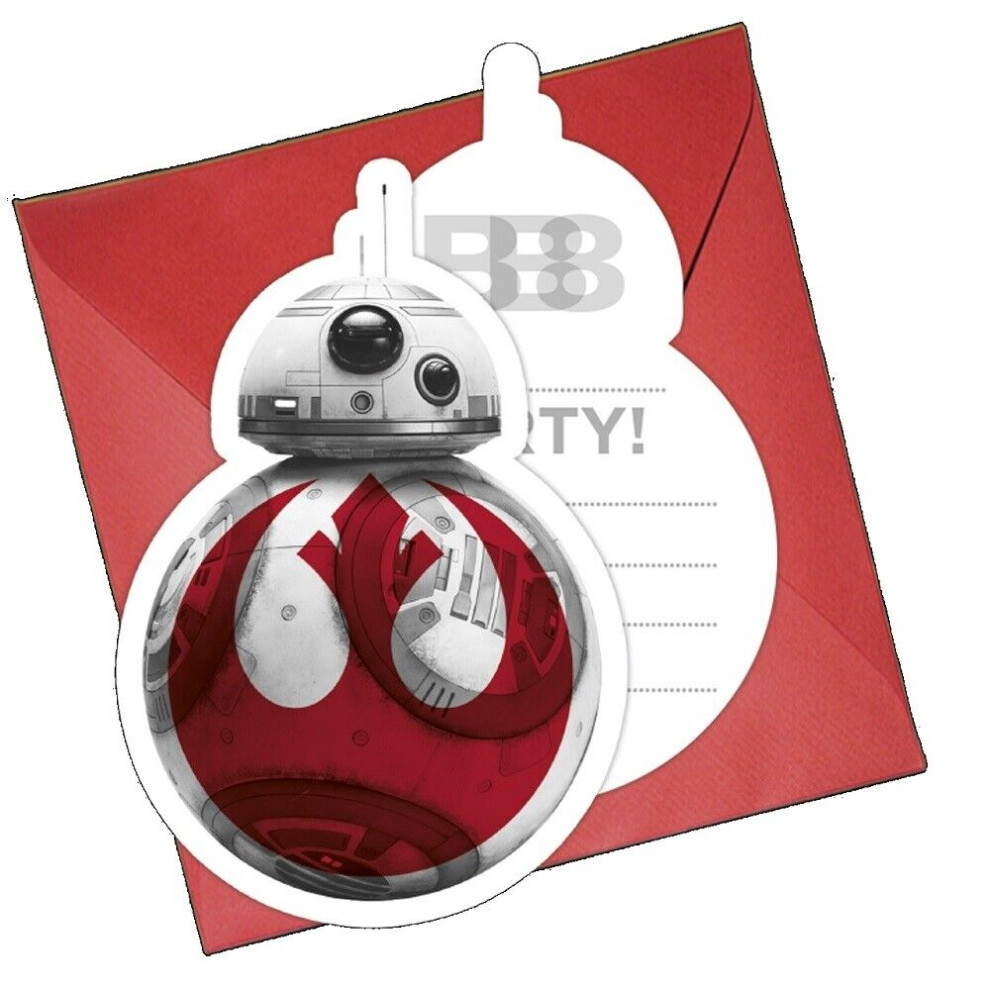 Star Wars: The Last Jedi Invitations (Pack of 6)