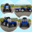 Homcom HOMCOM Ride On Tractor with Detachable Trailer, Remote Control, Music - Blue 8