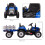 Homcom HOMCOM Ride On Tractor with Detachable Trailer, Remote Control, Music - Blue 2
